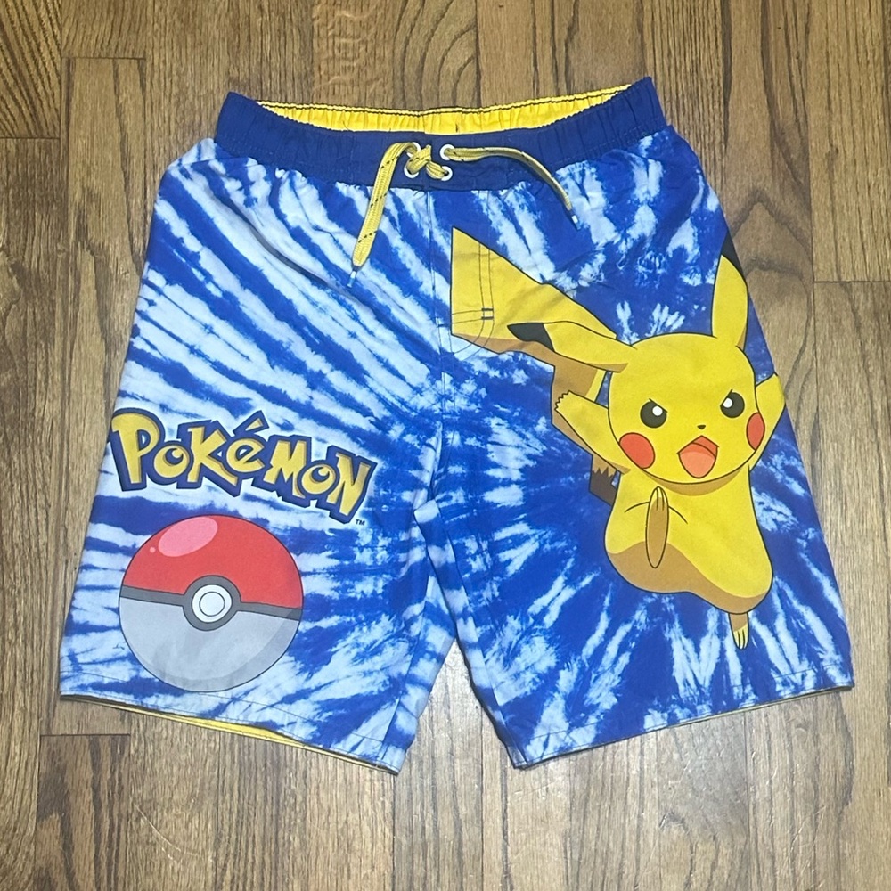 Pokémon Pikachu Tye Dye Swimming Trunks